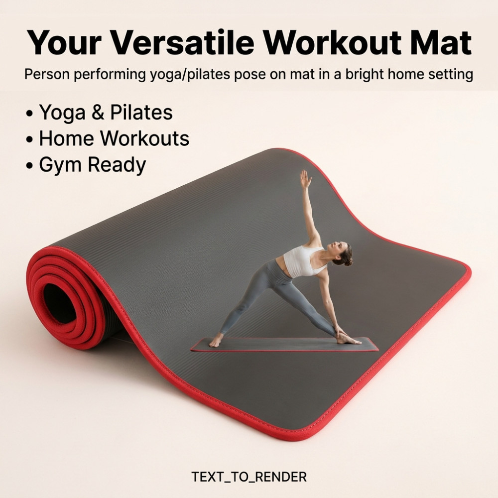 Yoga Fitness World - 10MM Extra Thick Yoga Mat High