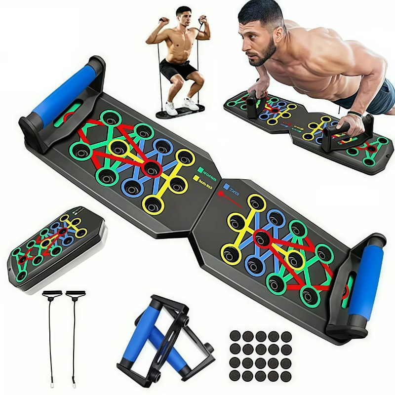 Push Up Board - Foldable Push Up Board with Resistance