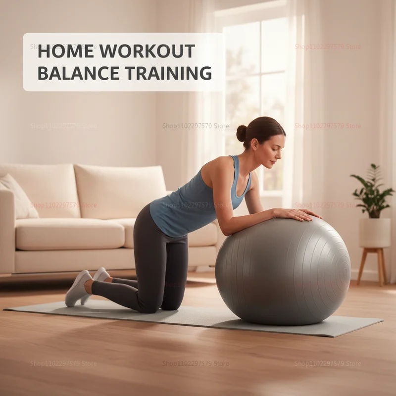 Anti-Burst Yoga Ball with Pump - đánh giá và giá Exercise Ball Stability