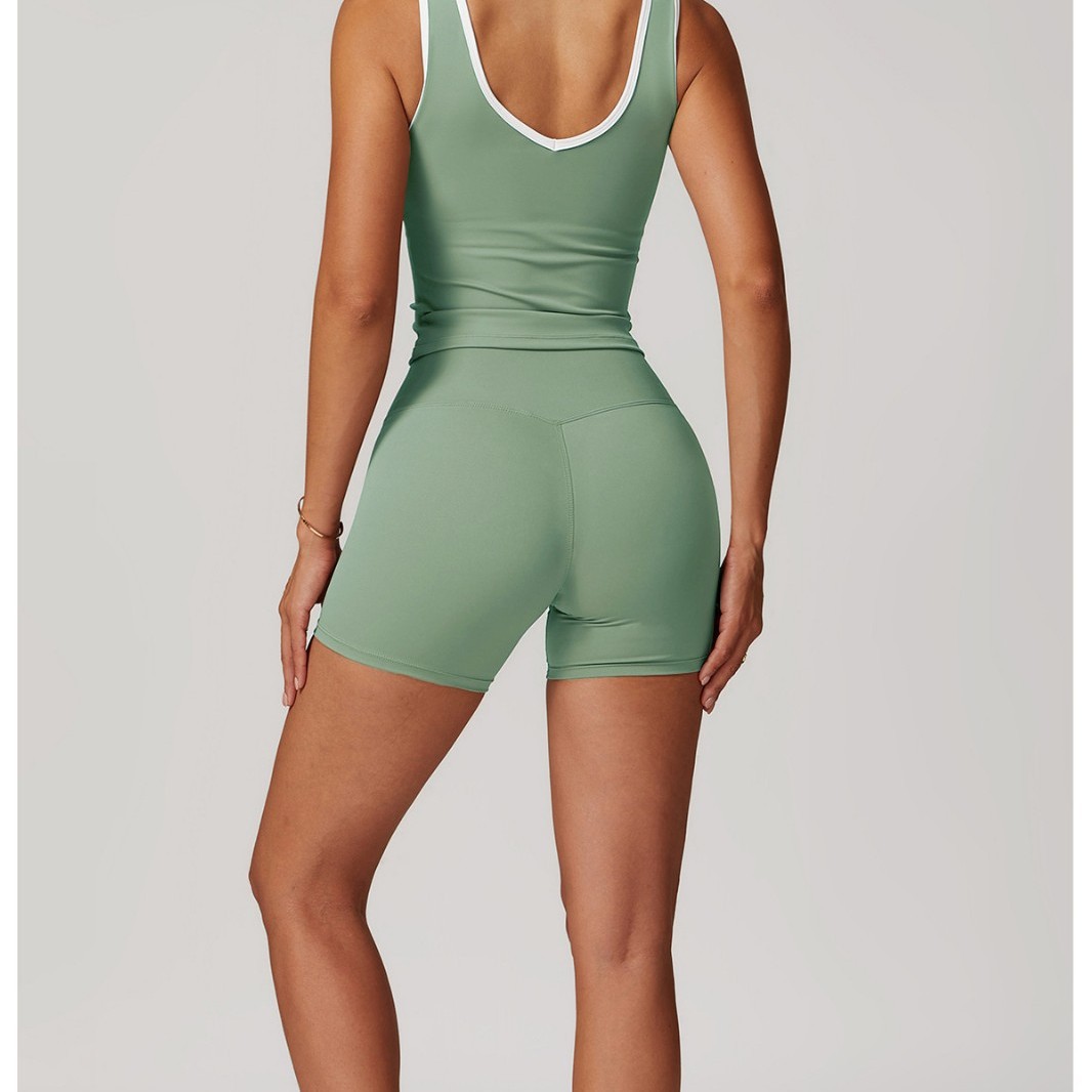 Cross Back High Waist Yoga Set - đánh giá và giá Yoga Fitness Health