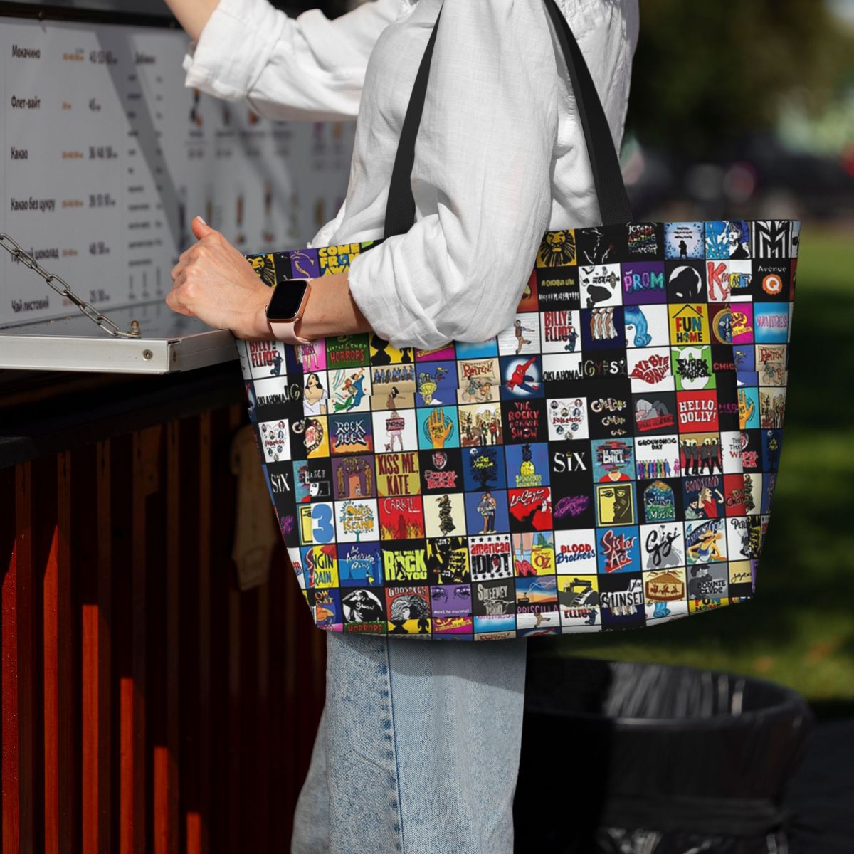 Broadway Musical Theatre Logos - đánh giá và giá Yoga Fitness Tote