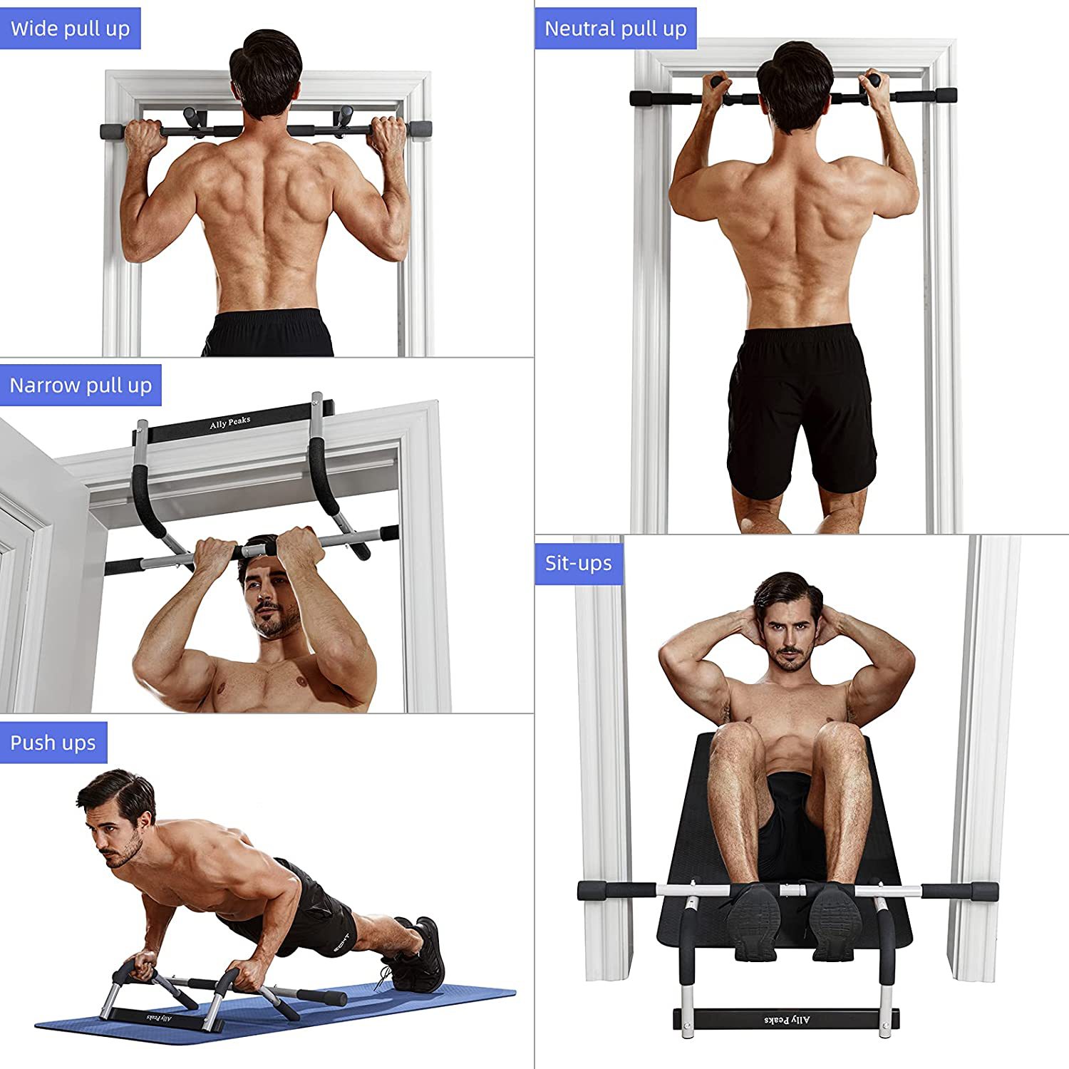 Indoor Fitness Equipment Door  - đánh giá và giá Pull Up Bar Doorframe