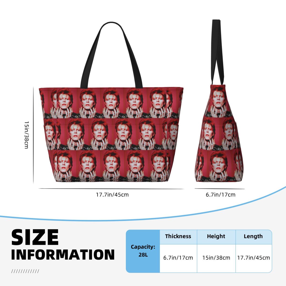 Davids Bowied Beach Tote Bag S - đánh giá và giá Yoga Fitness Tote