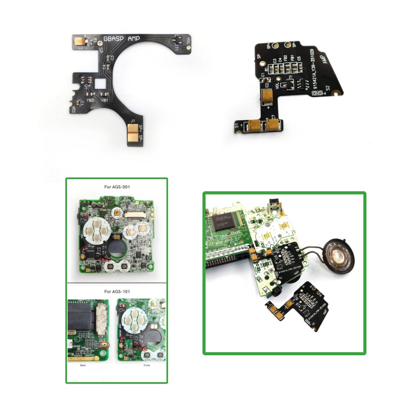 Amplifier For GBA SP/GBA AGS-0 - đánh giá và giá Push Up Board