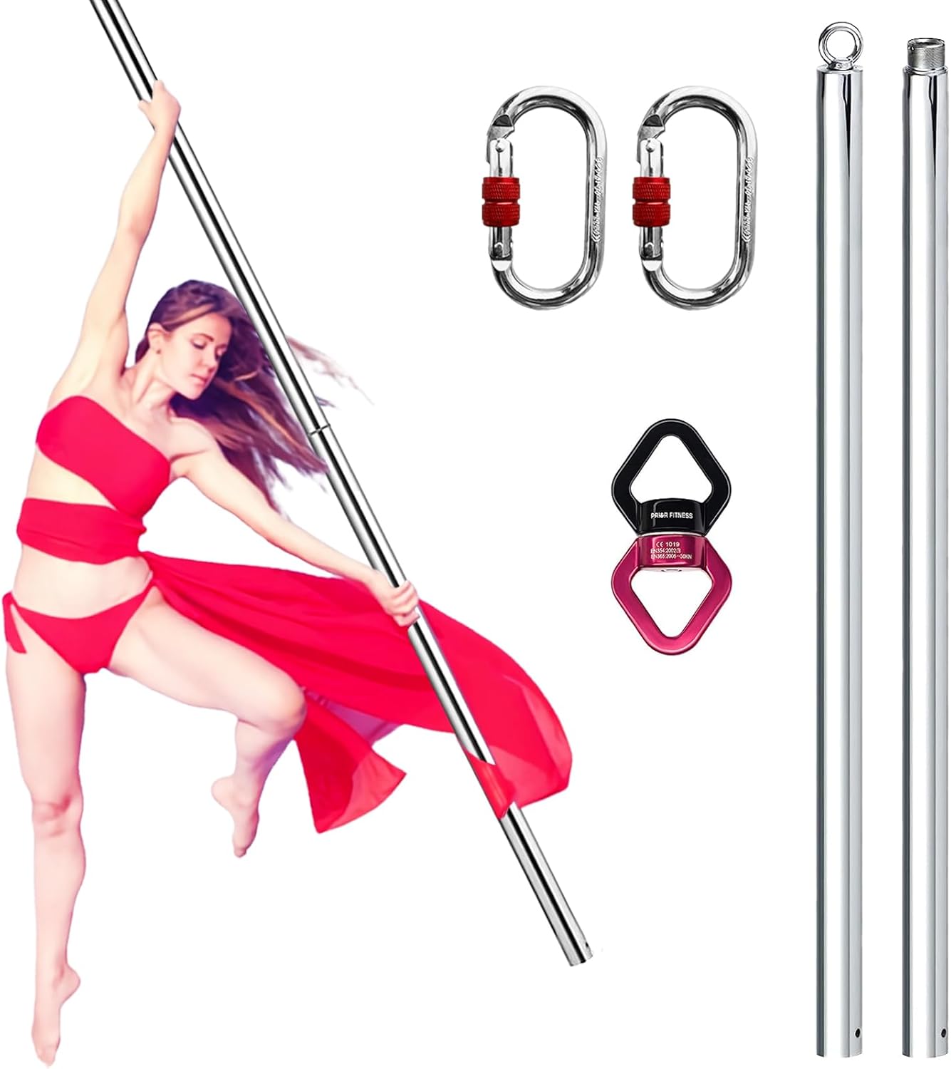 Aerial Flying Dance Pole 2M 36 - đánh giá và giá Yoga Fitness Spinning