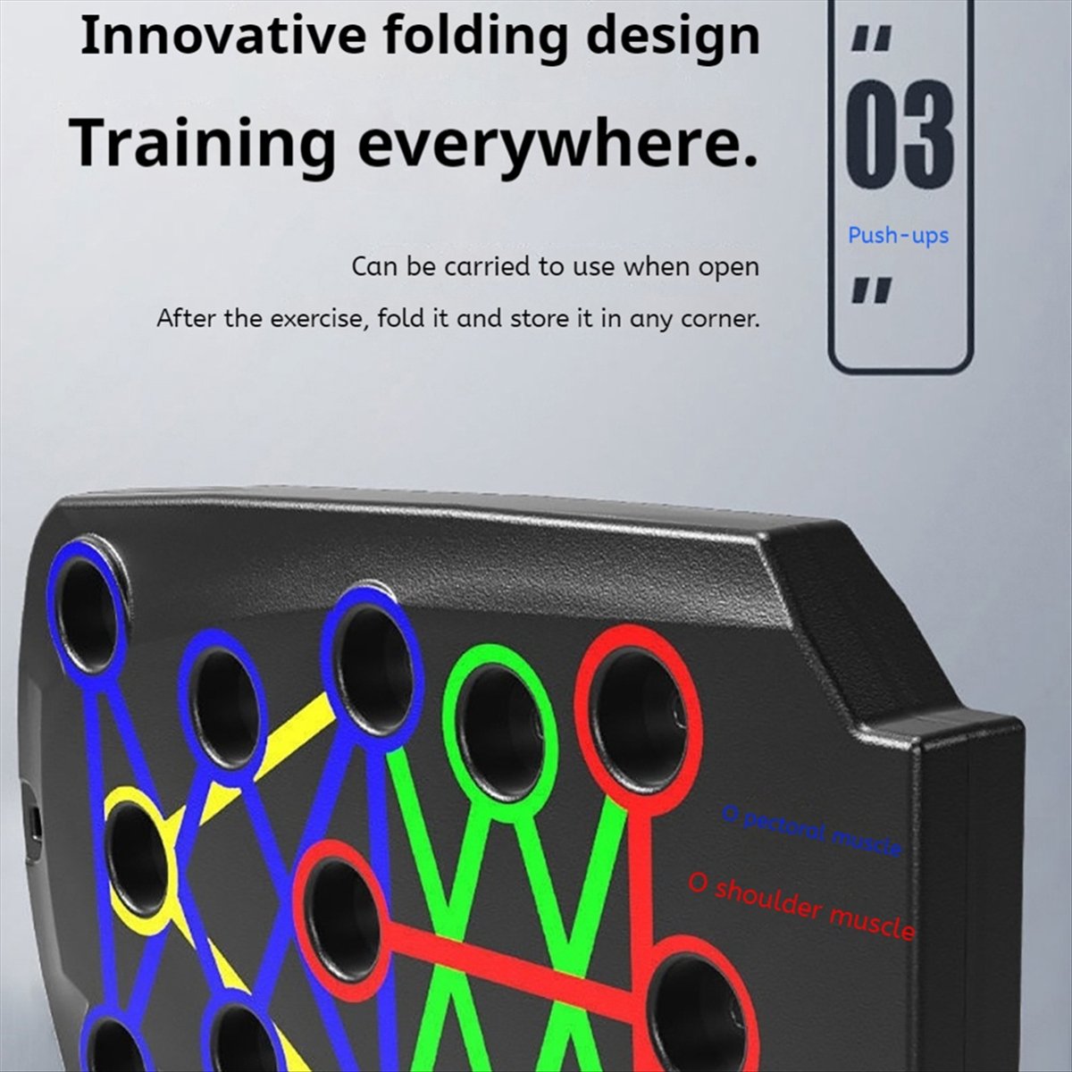 A10R Portable Foldable Push Up - đánh giá và giá Push Up Board
