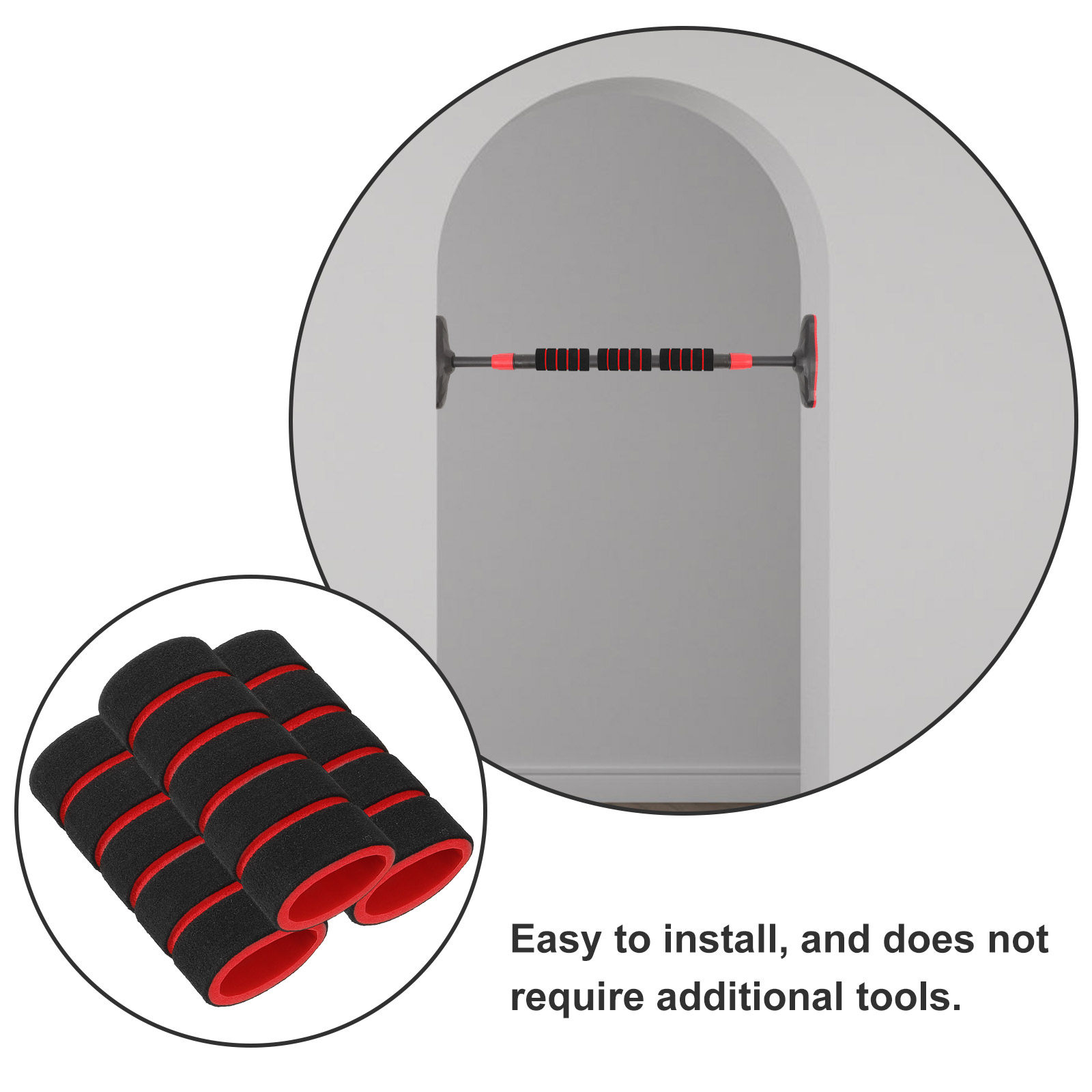 3Pcs Fitness Equipment Foam Sl - đánh giá và giá Pull Up Bar Doorframe
