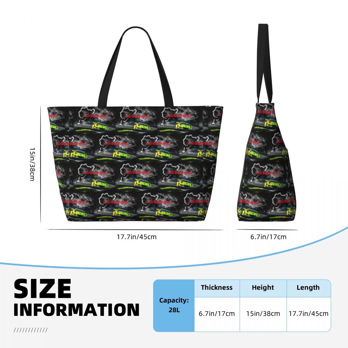 Nurburgring Print Beach Tote B - đánh giá và giá Yoga Fitness Tote