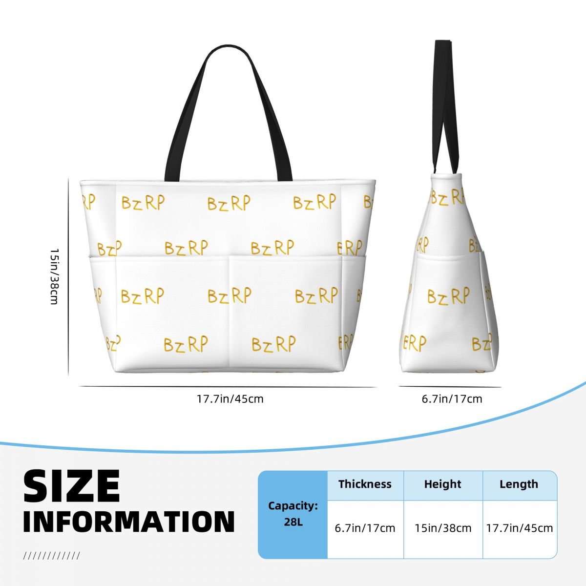 Bizarrap Cap (BZRP) Beach Tote - đánh giá và giá Yoga Fitness Tote