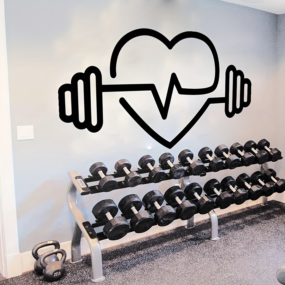Large Heart-Shaped Barbell Wal - đánh giá và giá Yoga Fitness Health