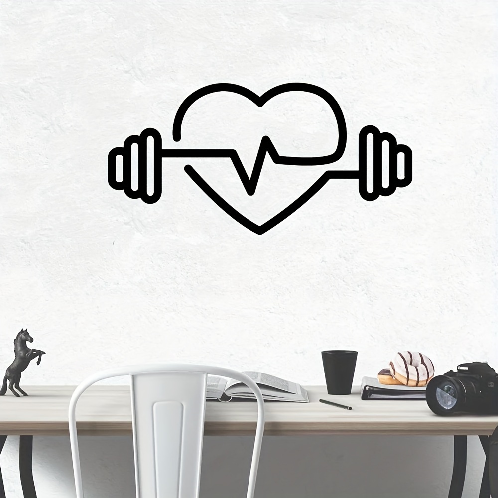 Large Heart-Shaped Barbell Wal - đánh giá và giá Yoga Fitness Health